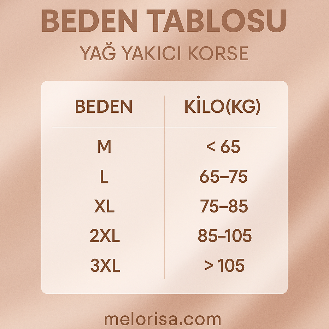 Melorisa™ Yağ Yakıcı Korse